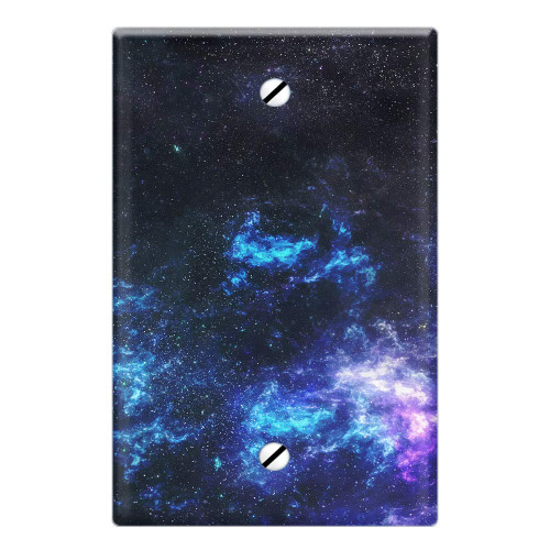 WIRESTER 1-Gang No Device Blank Switch Plate/Wall Plate Cover - Galaxy Star Space