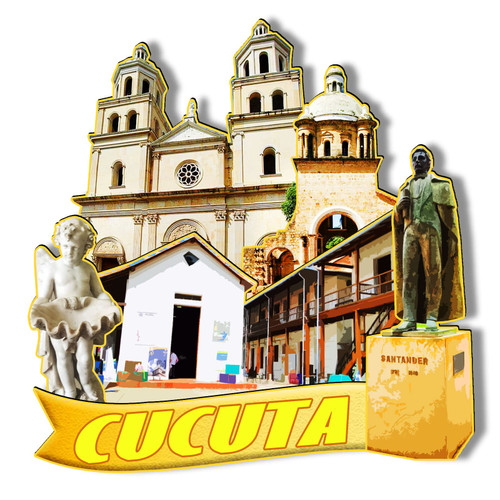 Cucuta Colombia Wooden Magnet 3D Fridge Magnets Travel Collectible Souvenirs Decorations Handmade Crafts-2