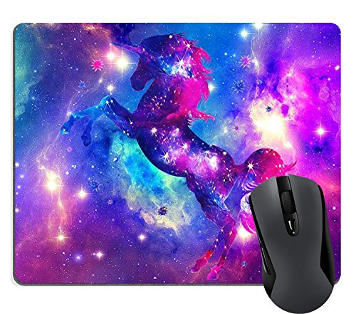 Wknoon Awesome Mouse Pad Galaxy Unicorn Customized Pink Purple Blue Gaming Mouse Pads