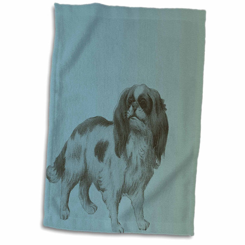 3dRose PS Animals - Small Dog cute pets animal art - Towels (twl-130585-1)