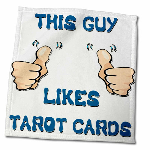 3dRose This Guy Likes Tarot Cards - Towels (twl-150484-3) 3dRose This Guy Likes Tarot Cards - Towels (twl-150484-3)