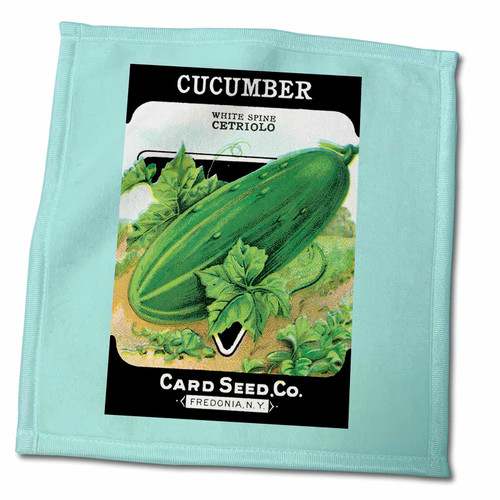 3dRose Cucumber White Spine Cetriolo Card Seed Company Fredonia NY - Towels (twl-169984-3) 3dRose Cucumber White Spine Cetriolo Card Seed Company Fredonia NY - Towels (twl-169984-3)