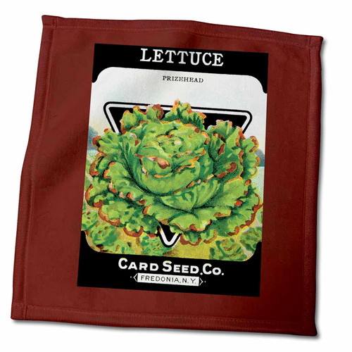 3dRose Lettuce Prizehead Card Seed Company Fredonia NY - Towels (twl-170181-3) 3dRose Lettuce Prizehead Card Seed Company Fredonia NY - Towels (twl-170181-3)