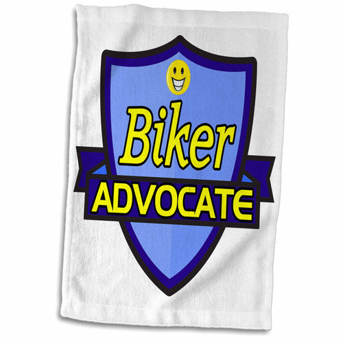 3dRose Biker Advocate Support Design - Towels (twl-242492-1)