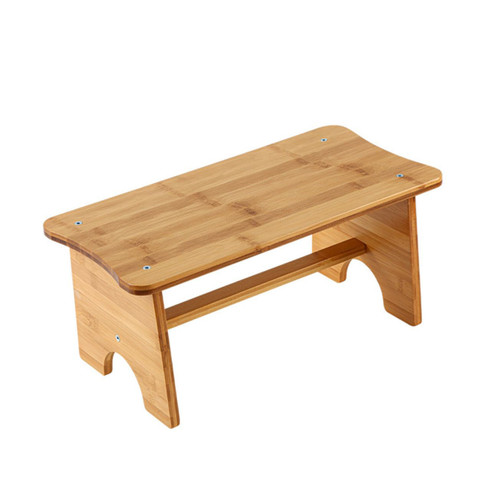 Holibanna Toilet Stool Portable Potty Toilet Foot Stool Wood Step Stool Outdoor Small Sitting Stool Wooden Bathroom Wood Stool Bathroom Step Stool Small Step Stool Non-Slip Potty Stool