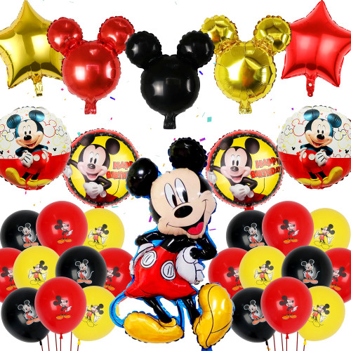 28 Pcs Red Mouse Balloon Set Mouse Theme Birthday Party Decorations Includes Mouse Balloons, Round Foil Balloons, Stars Foil Balloons, Latex Balloons, Mouse Balloons for Kids Birthday Party 28 Pcs Red Mouse Balloon Set Mouse Theme Birthday Party Decorations Includes Mouse Balloons, Round Foil Balloons, Stars Foil Balloons, Latex Balloons, Mouse Balloons for Kids Birthday Party