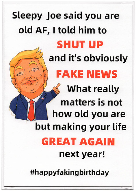 Ikassong Funny Trump Birthday Card with Envelope for Men Women, Humorous Hilarious Naughty Bday Cards Ikassong Funny Trump Birthday Card with Envelope for Men Women, Humorous Hilarious Naughty Bday Cards