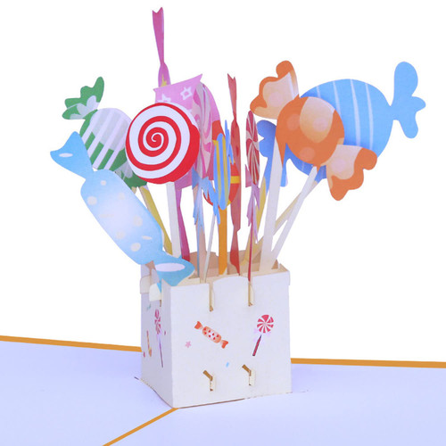 Weyttoo Greeting Card 3D Pop-up New Baby Greeting Card, Baby Shower Card, Fairy Bless Baby Pram Congratulations Card for Newborn Boys/Girls, Baby Birthday Card (Baby Shower)