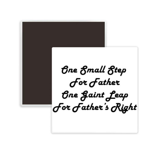 Small Step Giant Festival Quote Square Ceramics Fridge Magnet Keepsake Memento