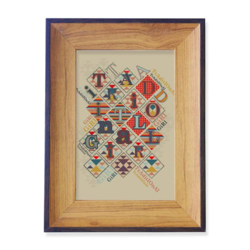 DIYthinker Gambling Utensils Playing Cards Chips Pattern Photo Frame Exhibition Display Art Desktop Painting