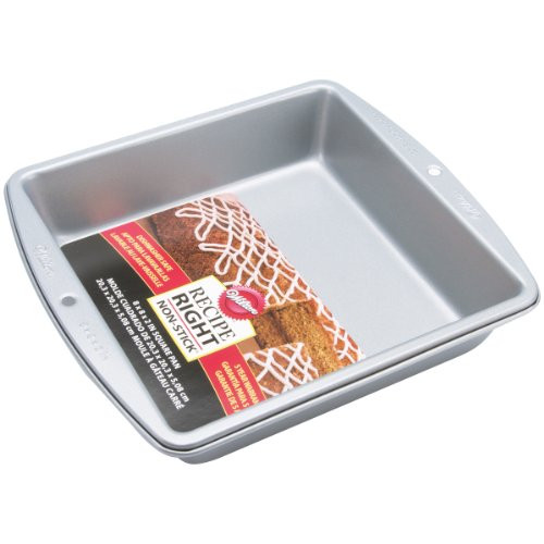 Wilton 2105-956 Recipe Right 8 Inch Square Pan Wilton 2105-956 Recipe Right 8 Inch Square Pan