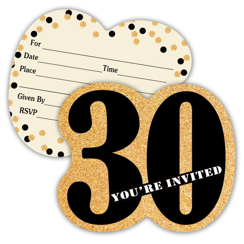 Haizct 15 Pack 30th Birthday Party Invitations With Envelopes,30th Party Invitations,30th Celebration,Birthday Party Invitations Cards For Adults Haizct 15 Pack 30th Birthday Party Invitations With Envelopes,30th Party Invitations,30th Celebration,Birthday Party Invitations Cards For Adults