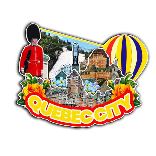 Quebec City Canada Magnet Fridge Magnet Wooden 3D Landmarks Travel Collectible Souvenirs Decoration Handmade -2277