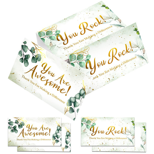200 Pieces You Are Awesome Cards Colorful Thank You For Making a Difference Card Thank You NoteCard Appreciation Insert Greeting Card for Coworker Nurse Teacher Employee Volunteer(Stylish Style)