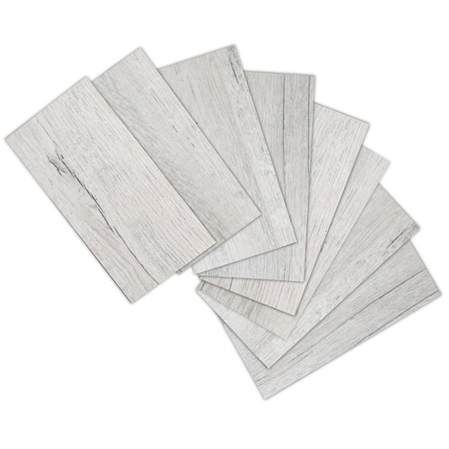 2 Pieces Peel and Stick backsplash 3 x 6 Inches 3D Ash Wood PVC Composite Wall Tile Stick on Backsplash Tile for Kitchen Bathroom, Laundry Room, Camper, Fireplace