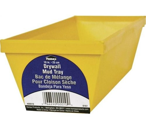 HOMAX PRODUCTS, Pan Mud Drywall 10x6in Plastic, EA