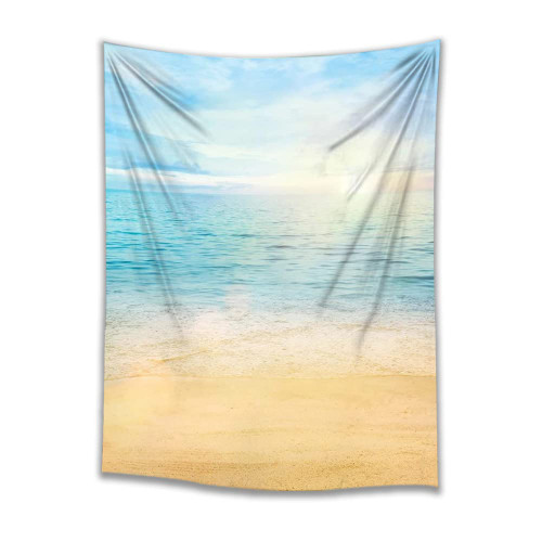 Customizable, Kolaimo Beach Ocean Waves Tapestry Blue Sky Wall Hanging Summer Hawaii Scenery Bedroom Living Room Dorm Decor Customizable, Kolaimo Beach Ocean Waves Tapestry Blue Sky Wall Hanging Summer Hawaii Scenery Bedroom Living Room Dorm Decor