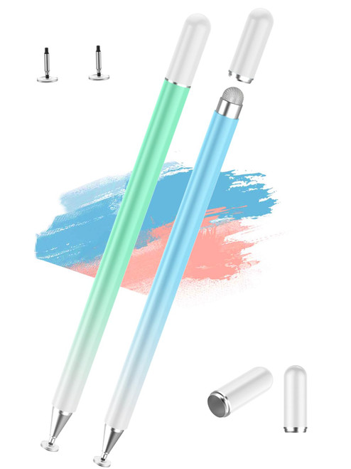 Luntak Stylus Pens for Touch Screens, 2 in 1 Magnetic Disc Stylus Pen for iPad with Magnetic Cap, Tablet iPad Pencil Compatible with iPhone/iPad/Android/Microsoft/Surface All Capacitive Touch Screens Luntak Stylus Pens for Touch Screens, 2 in 1 Magnetic Disc Stylus Pen for iPad with Magnetic Cap, Tablet iPad Pencil Compatible with iPhone/iPad/Android/Microsoft/Surface All Capacitive Touch Screens