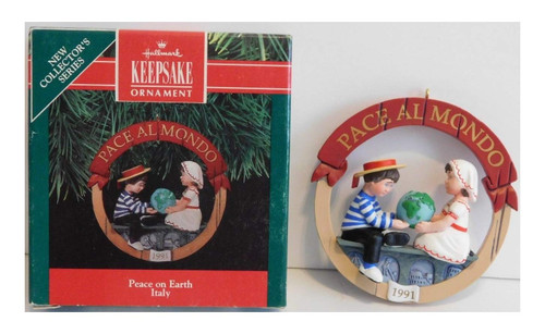 Hallmark Keepsake Ornament Peace on Earth: Italy 1st Edition 1991