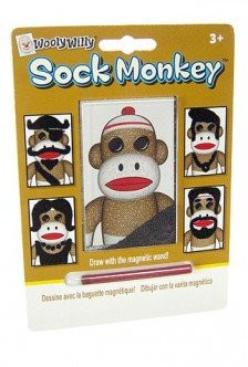 Sock Monkey Magic Magnet Hair-Sock Monkeys