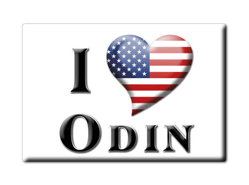 ODIN FRIDGE MAGNET ILLINOIS (IL) MAGNETS USA SOUVENIR I LOVE GIFT (Var. GOCCIA) ODIN FRIDGE MAGNET ILLINOIS (IL) MAGNETS USA SOUVENIR I LOVE GIFT (Var. GOCCIA)