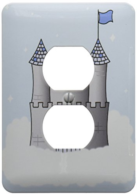 3dRose LLC lsp_24702_6 Blue and Grey Castle In The Clouds 2 Plug Outlet Cover 3dRose LLC lsp_24702_6 Blue and Grey Castle In The Clouds 2 Plug Outlet Cover