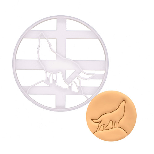 Howling Wolf cookie cutter, 1 piece - Bakerlogy