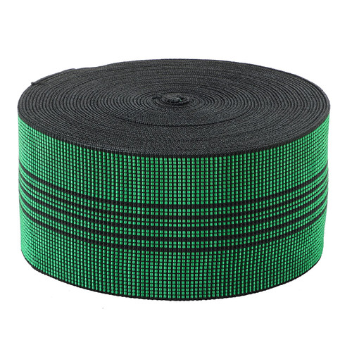 NATGAI Sofa Elastic Webbing, 40ft Chair Webbing, Stretch Latex Band for Furniture Repair DIY Upholstery Modification Elasbelt Chair Couch Material Replacement Stretchy Spring Alternative (5 Stripes)
