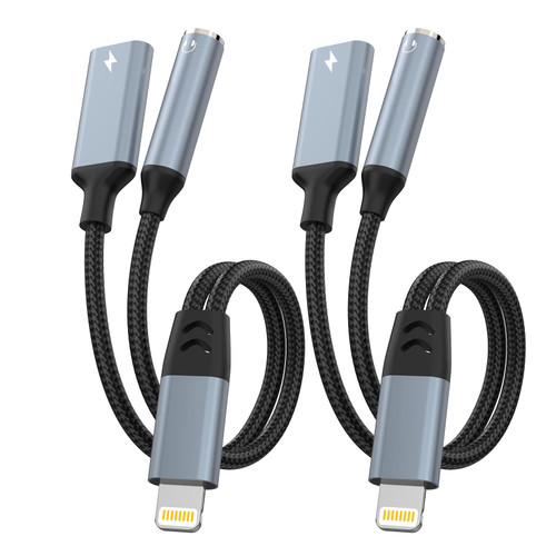 USB c to 3.5mm Headphone and Charger Adapter,2-in-1 USB C PD 3.0 Charging Port to Aux Audio Jack and Fast Charging Dongle Cable Cord Compatible with ipad pro Samsung Galaxy S22 S21 S20, Google Pixel