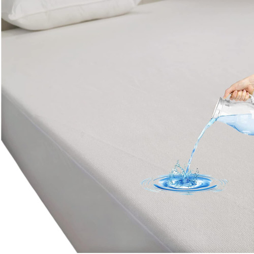 Traliven 100% Waterproof Mattress Protector,Premium Mattress Cover,Breathable Mattress Pad with Noiseless Cotton Terry,Fits Up 18 Inch Deep Pocket and Vinyl Free (Queen) Traliven 100% Waterproof Mattress Protector,Premium Mattress Cover,Breathable Mattress Pad with Noiseless Cotton Terry,Fits Up 18 Inch Deep Pocket and Vinyl Free (Queen)