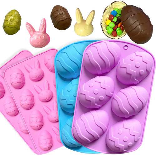 Mauts-inus Easter Eggs Large Color Chocolate Molds, Used to Make, Easter Rabbit Chocolate Candies molds, Easter Egg Chocolate Cakes molds and Jelly Pudding. Mauts-inus Easter Eggs Large Color Chocolate Molds, Used to Make, Easter Rabbit Chocolate Candies molds, Easter Egg Chocolate Cakes molds and Jelly Pudding.