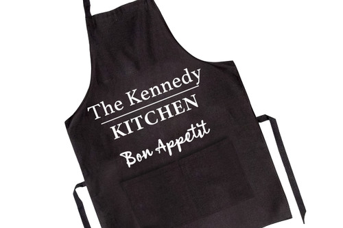 Personalized Aprons For Women and Men, Kitchen Apron, Wedding Gifts, Fathers Day Gifts, Grill Apron, Gift For Dad, Cooking Gifts For Chef, Black BBQ Grilling Aprons