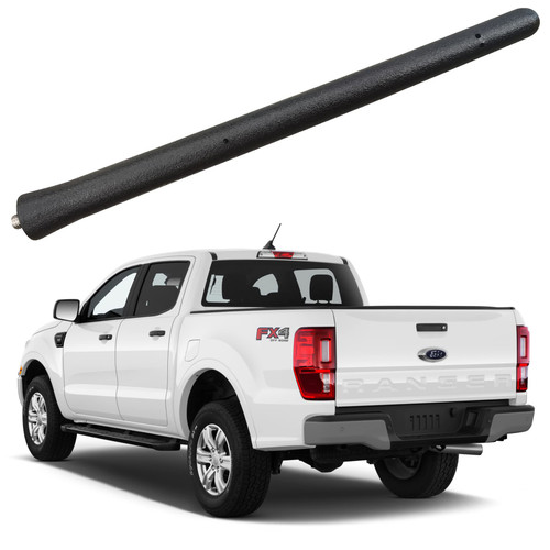 Rubber Antenna for Ford Ranger (2019-2023) Radio Premium Reception - 6 3/4 Inch Car Wash Proof, Internal Copper Coil Antenna Mast Replacement