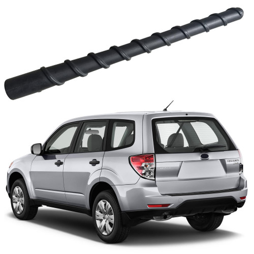 7 Inch Flexible Spiral Rubber Antenna for Subaru Forester (2009-2013), Car Wash Proof - Internal Copper Coil Antenna Mast Replacement