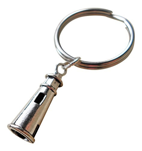 Lighthouse Keychain - Lost Without You; Couples Keychain