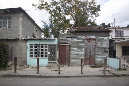 HistoricalFindings Photo: Small Houses Near Entrance to Ernest Hemingway House,Havana,Cuba,Highsmith,2010