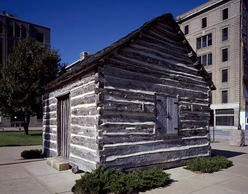 HistoricalFindings Photo: Small Log Cabins,Dallas,Texas,TX,America,Carol Highsmith,1980-2006