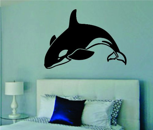 Orca Whale LARGE NEW Decal Sticker Wall Vinyl Killer Whale Ocean Sea Fish