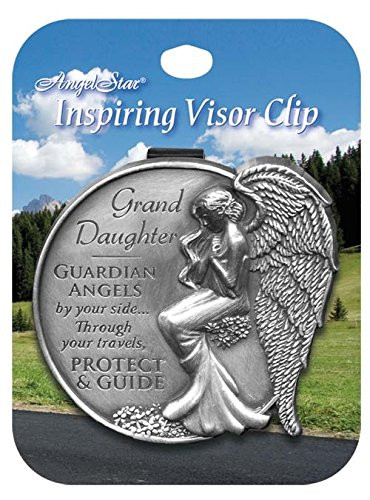 AngelStar 15686 Granddaughter Guardian Angel Visor Clip Accent, 2-1/2-Inch