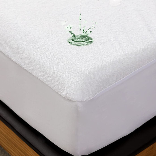 Twin Size Waterproof Mattress Cover, Premium Terry Top Mattress Cover, Breathable, Noiseless, Cooing & Machine-Washable Bed Cover with 21" Deep Pocket Twin Size Waterproof Mattress Cover, Premium Terry Top Mattress Cover, Breathable, Noiseless, Cooing & Machine-Washable Bed Cover with 21" Deep Pocket