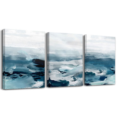 Abstract Wall Decor For Living Room Canvas Wall Art Decor Bedroom Wall Decorations For Office Minimalist Abstract Art Wall Paintings Inspiration Wall Pictures Artwork Room Home Decoration 3 Piece Set