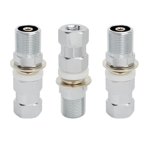 HYSHIKRA SO239 to 3/8 x 24 Antenna Adapter, Heavy Duty CB Antenna Stud Mount Adaptor with UHF-Female Connector for Mounting CB Antennas Ham Radio(Pack of 3)