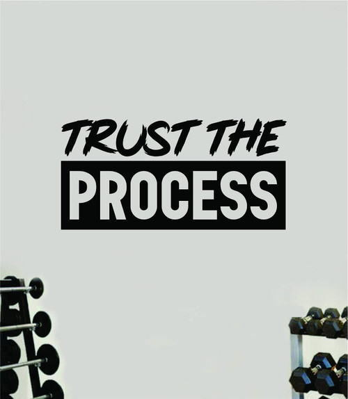 Trust The Process V4 Gym Wall Decal Home Decor Art Vinyl Sticker Quote Bedroom Teen Inspirational Boys Kids School Teacher Gym Fitness Exercise Lift Work Out Weights Beast Train Health Trust The Process V4 Gym Wall Decal Home Decor Art Vinyl Sticker Quote Bedroom Teen Inspirational Boys Kids School Teacher Gym Fitness Exercise Lift Work Out Weights Beast Train Health