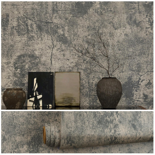 VEELIKE Old Weathered Concrete Peel and Stick Wallpaper Textured Removable Cement Wallpaper for Bedroom Walls 15.7''x354'' Self Adhesive Waterproof Concrete Contact Paper for Countertops Living Room VEELIKE Old Weathered Concrete Peel and Stick Wallpaper Textured Removable Cement Wallpaper for Bedroom Walls 15.7''x354'' Self Adhesive Waterproof Concrete Contact Paper for Countertops Living Room