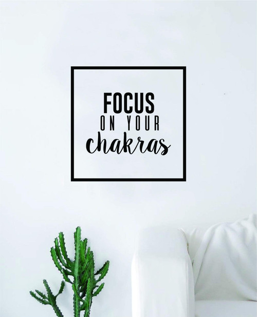 Focus On Your Chakras Square Quote Decal Sticker Wall Vinyl Art Decor Bedroom Living Room Namaste Yoga Mandala Om Meditate Zen Lotus Inspirational Soul Love Peace Focus On Your Chakras Square Quote Decal Sticker Wall Vinyl Art Decor Bedroom Living Room Namaste Yoga Mandala Om Meditate Zen Lotus Inspirational Soul Love Peace