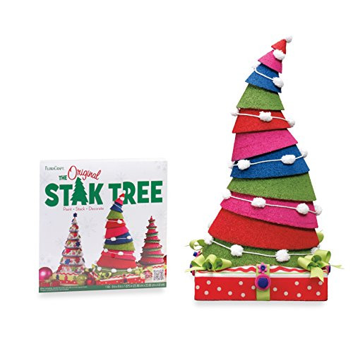 FloraCraft Styrofoam Kit Stak Tree 12 Inch White
