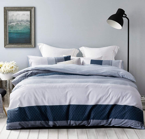 SLEEPBELLA Duvet Cover Queen Set 600 Thread Count Cotton Bedding Set (Queen, Greekn-lump)