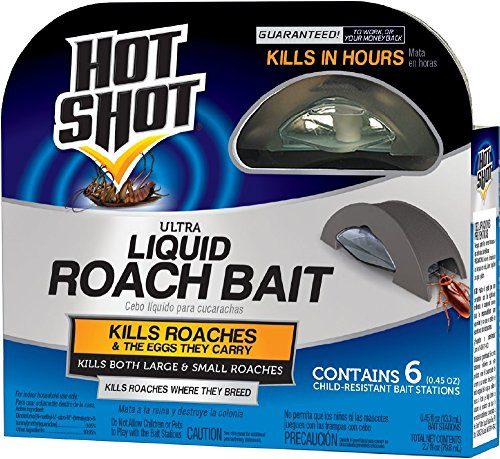Hot Shot Ultra Liquid Roach Bait, 6-Count Hot Shot Ultra Liquid Roach Bait, 6-Count