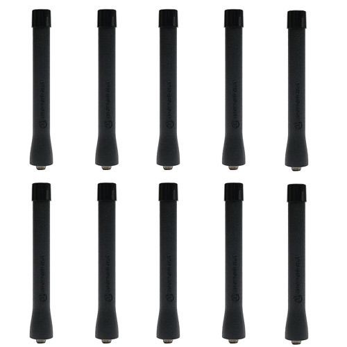 BVMAG UHF 470-520mhz Stubby Antenna for XTS5000 XTS3000 XTS2500 XTS1500 HT1000 JT1000 MTS2000 Walkie Talkie Two Way Radio 10Pack