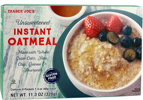 Trader Joe's Instant Oatmeal. 11.3 OZ (Pack of 1)